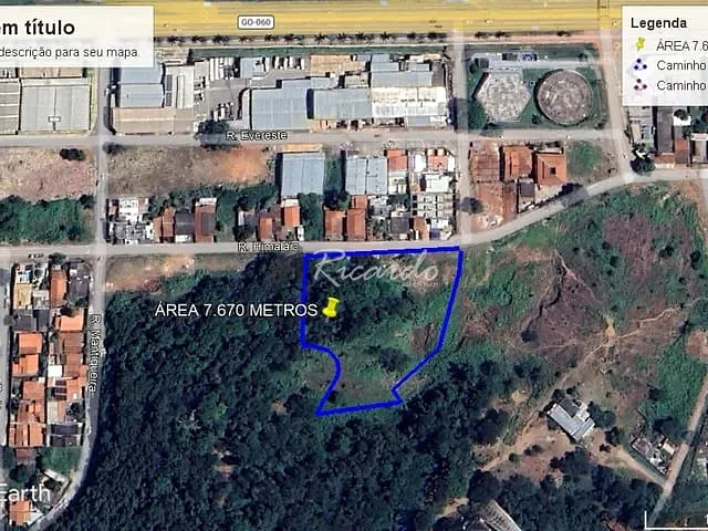 Terreno com 7670m², à venda, no bairro Jardim Petrópolis em Goiânia