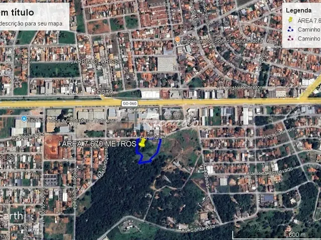 Terreno com 7670m², à venda, no bairro Jardim Petrópolis em Goiânia