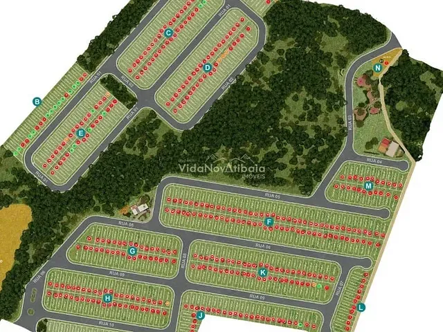 Terreno com 175m², à venda, no bairro Jardim Colonial em Atibaia