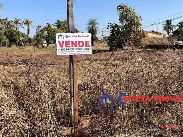 Terreno com 378m², à venda, no bairro Jardim Primaveril em Três Lagoas