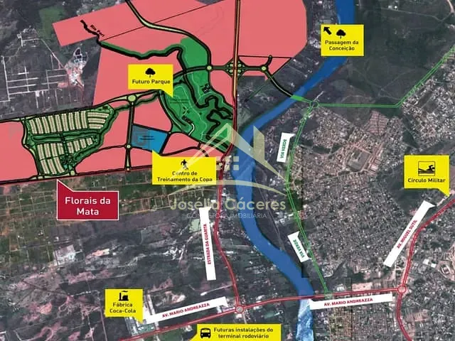 Terreno com 360m², à venda, no bairro Petrópolis em Várzea Grande