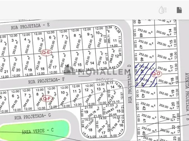 Terreno com 252m², à venda, no bairro Loteamento Parque Portugal em Itajubá
