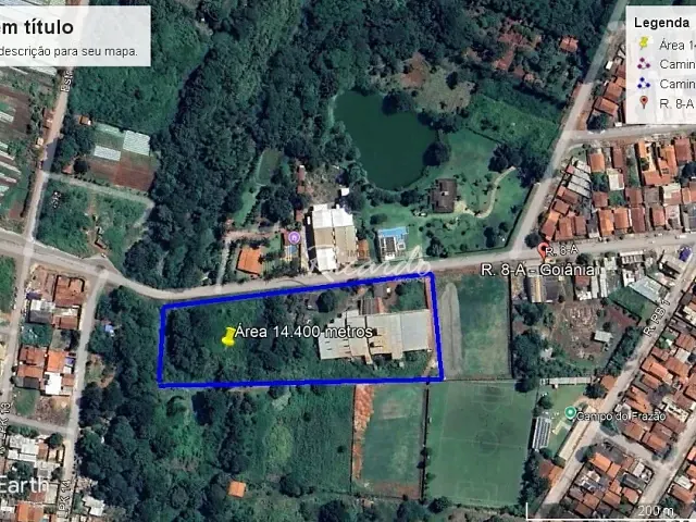 Terreno com 14400m², à venda, no bairro Chácaras de Recreio São Joaquim em Goiânia