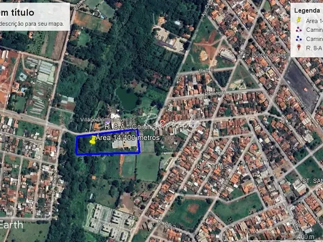 Terreno com 14400m², à venda, no bairro Chácaras de Recreio São Joaquim em Goiânia