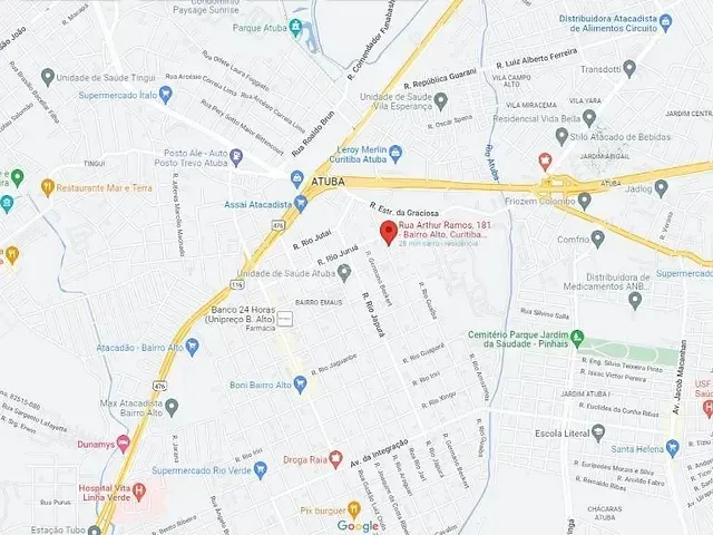 Terreno com 3m², à venda, no bairro Bairro Alto em Curitiba