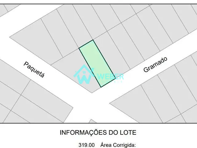 Terreno com 319m², à venda, no bairro Ouro Branco em Novo Hamburgo