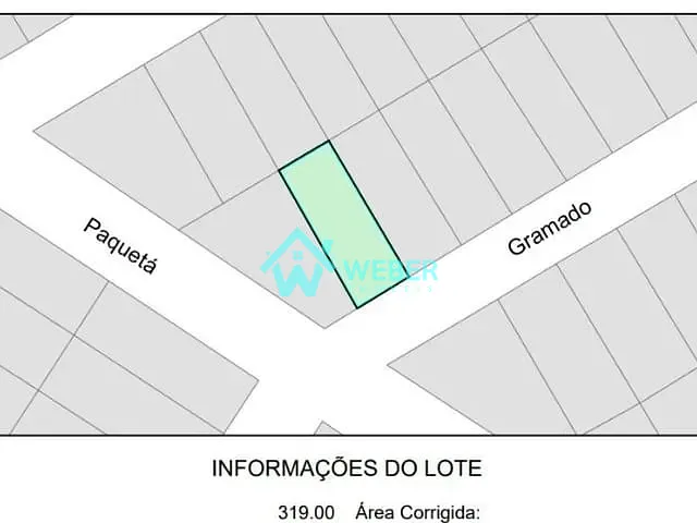 Terreno com 319m², à venda, no bairro Ouro Branco em Novo Hamburgo