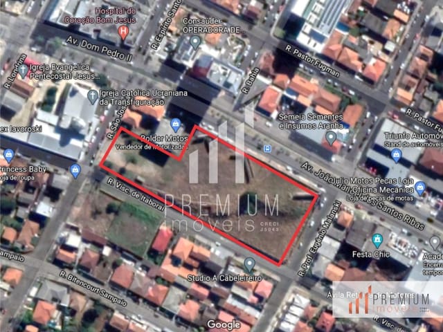 Terreno com 8000m², à venda, no bairro NOVA RÚSSIA em PONTA GROSSA