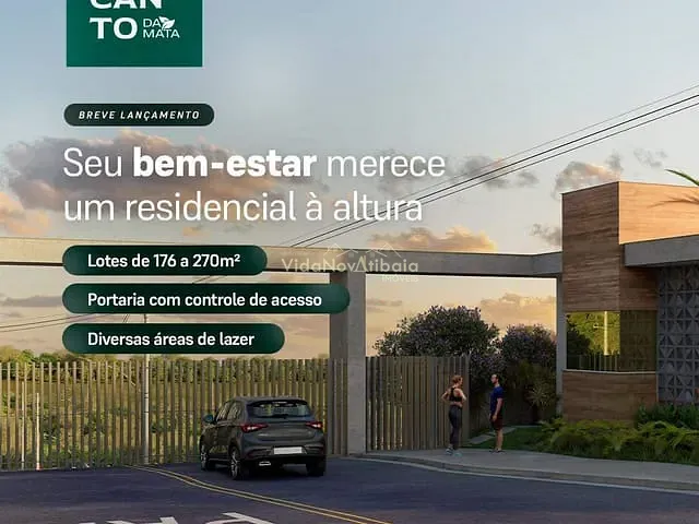 Terreno com 179m², à venda, no bairro Jardim Colonial em Atibaia