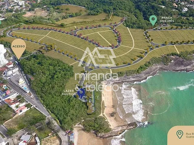 Terreno com 417m², à venda, no bairro Praia do Morro em Guarapari