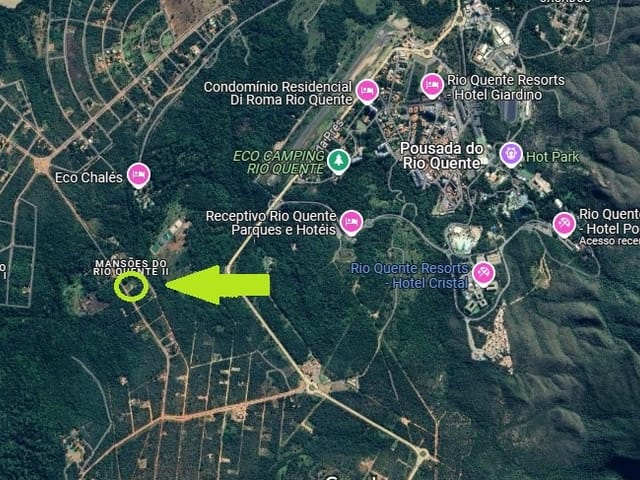 Terreno com 2060m², à venda, no bairro Mansões 1 em Rio Quente