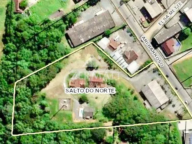 Terreno com 15480m², à venda, no bairro Salto do Norte em Blumenau