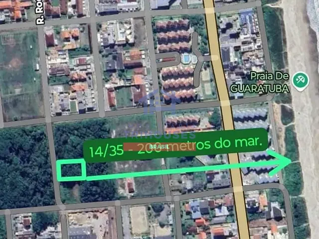 Terreno com 490m², à venda, no bairro Jardim Estoril em Guaratuba
