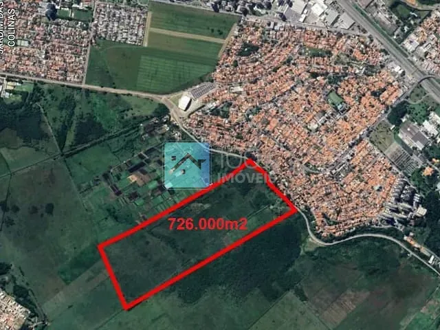 Terreno com 726000m², à venda, no bairro Jardim das Industrias em São José dos Campos