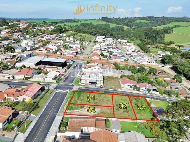 Terreno com 375m², à venda, no bairro Jardim América em Mafra