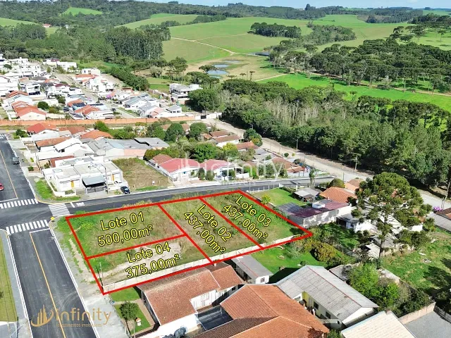 Terreno com 375m², à venda, no bairro Jardim América em Mafra