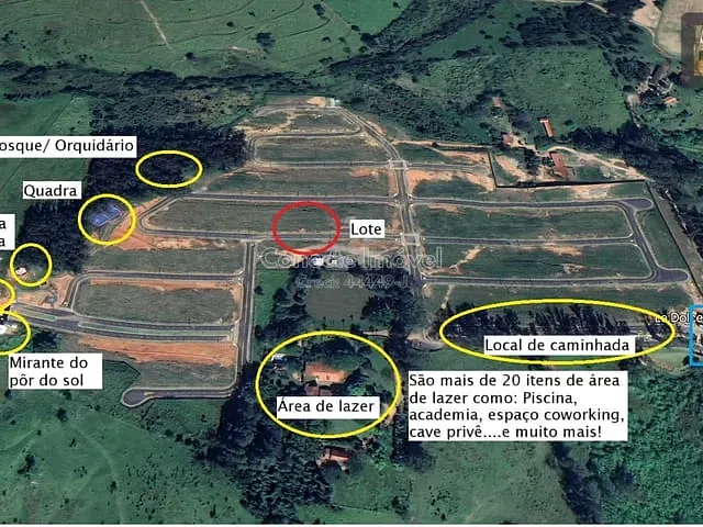 Terreno com 250m², à venda, no bairro Colinas do Castelo em Jaguariúna