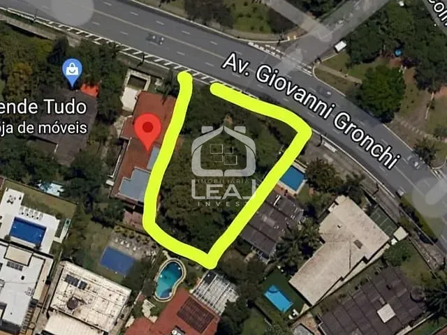Terreno com 760m², à venda, no bairro Morumbi em São Paulo
