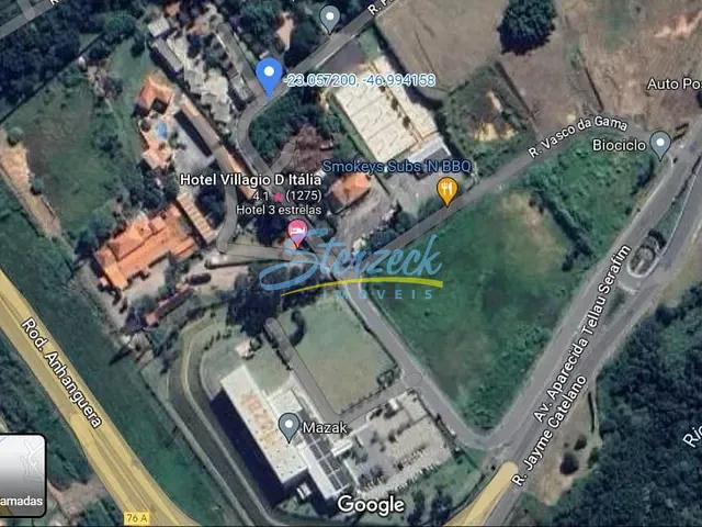 Terreno com 1036m², à venda, no bairro Marambaia em Vinhedo