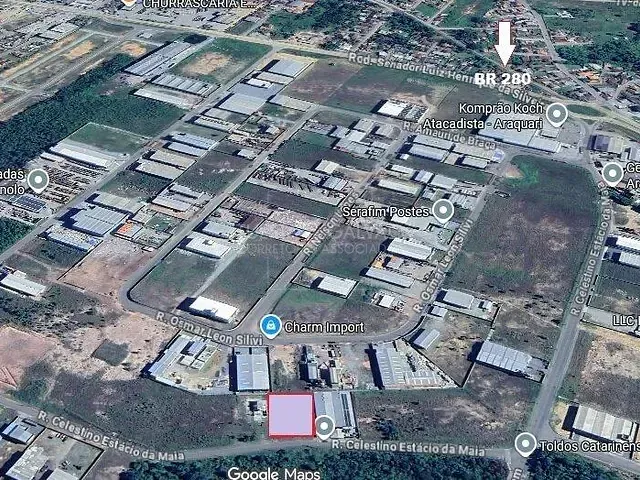 Terreno com 2m², à venda, no bairro Volta Redonda em Araquari