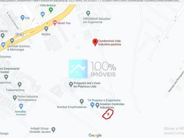 Terreno com 1100m², à venda, no bairro Jardim California em Jacareí