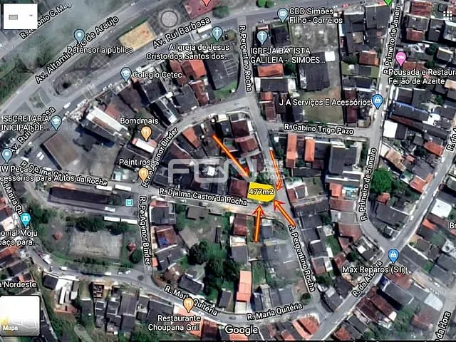 Terreno à venda, no bairro Centro em Simões Filho