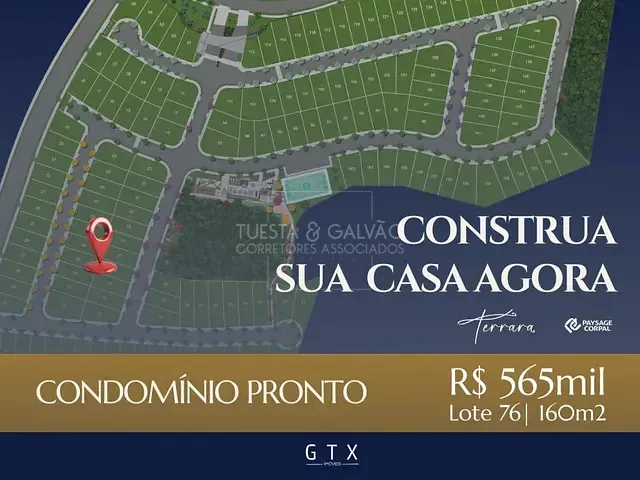 Terreno com 260m², à venda, no bairro Pilarzinho em Curitiba