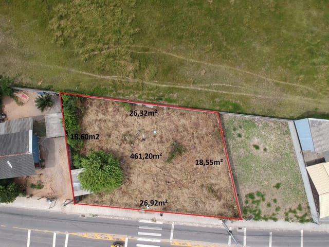 Foto do Terreno - Terreno plano de 481,76m² (27,43X18,57) na Servidão Laura Duarte Prazeres - Campeche - Florianópolis/SC. | Costão Sul Imóveis