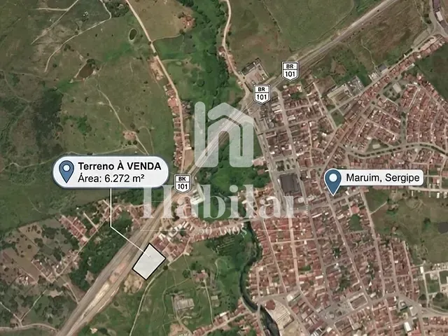 Terreno com 6272m², à venda, no bairro Centro em Maruim