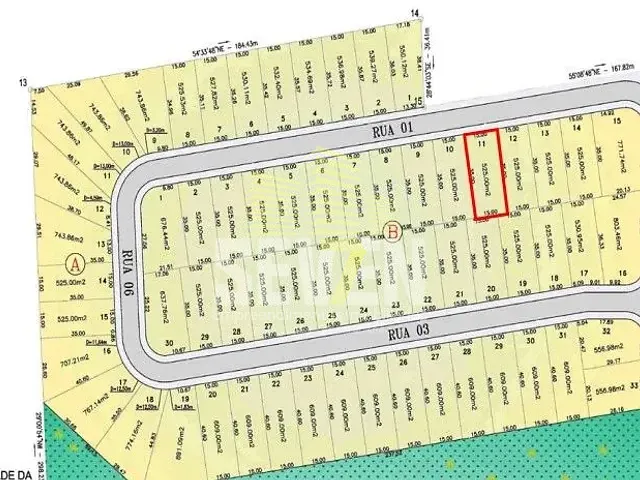 Terreno com 525m², à venda, no bairro Residencial Villa Lobos em Bauru
