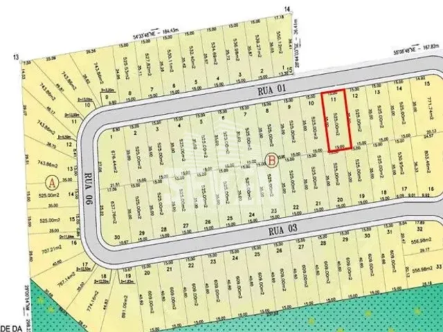 Terreno com 525m², à venda, no bairro Residencial Villa Lobos em Bauru