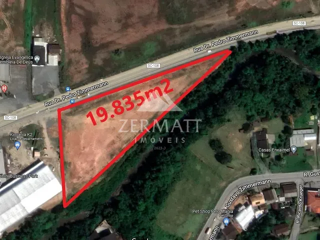 Terreno com 19835m², à venda, no bairro Itoupava Central em Blumenau