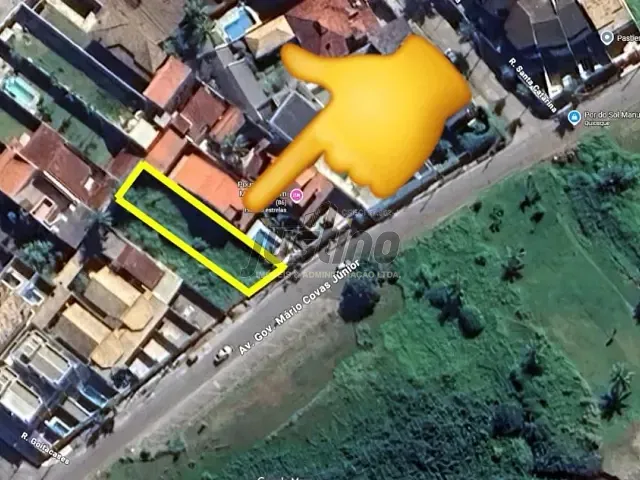 Terreno com 423m², à venda, no bairro Tupy em Itanhaém