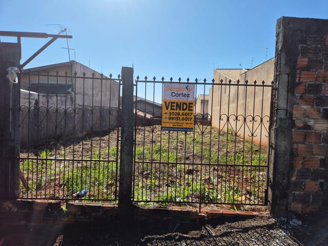 Terreno com 253m², à venda, no bairro Jardim Viena em Londrina