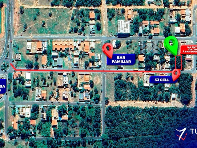Terreno com 360m², à venda, no bairro Solar água Quente em Rio Quente