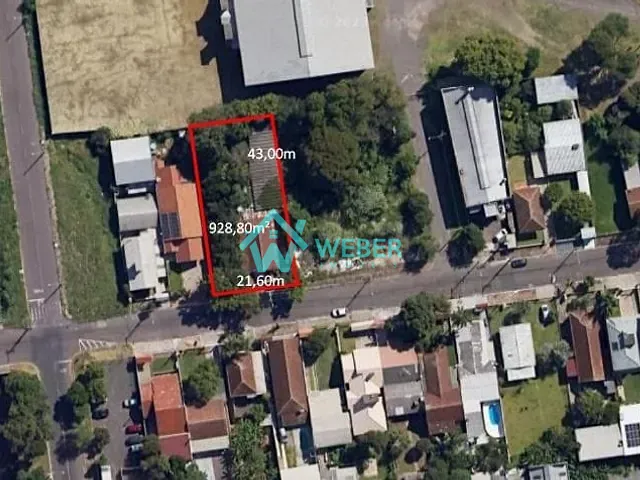 Terreno com 929m², à venda, no bairro Industrial em Novo Hamburgo