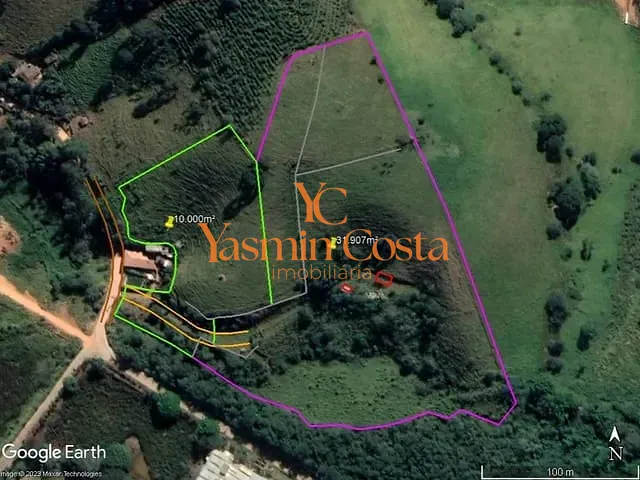 Terreno com 32000m², à venda, no bairro Zona Rural em Córrego do Bom Jesus