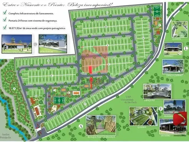 Terreno com 300m², à venda, no bairro Residencial Alto do Jatobá em Pirassununga