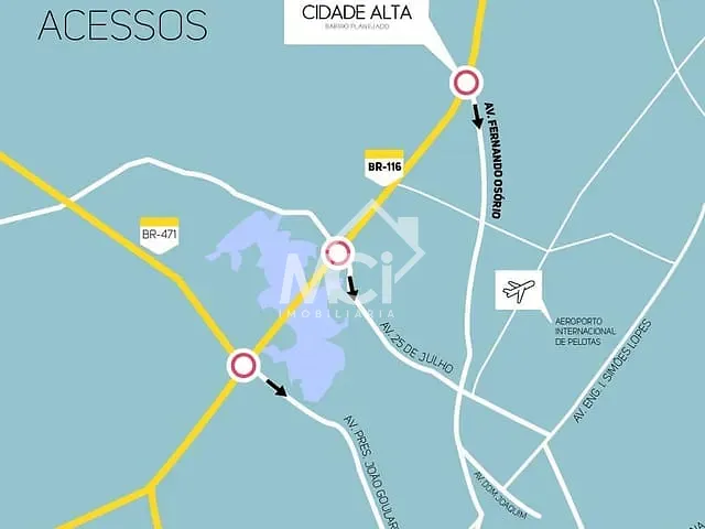 Terreno à venda, no bairro Três Vendas em Pelotas