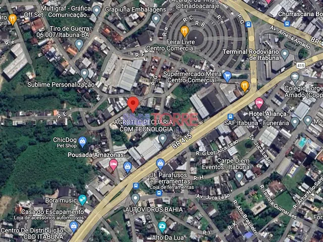Terreno com 1450m², à venda, no bairro Juca Leão em Itabuna