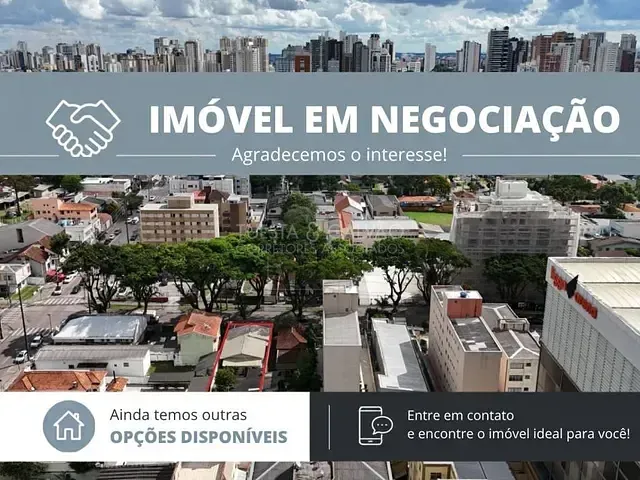 Terreno com 550m², à venda, no bairro Água Verde em Curitiba