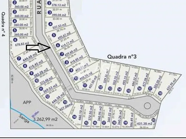Terreno com 414m², à venda, no bairro Jabuticabal em Erechim