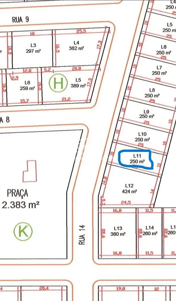 Terreno, 250 m² - Foto 2