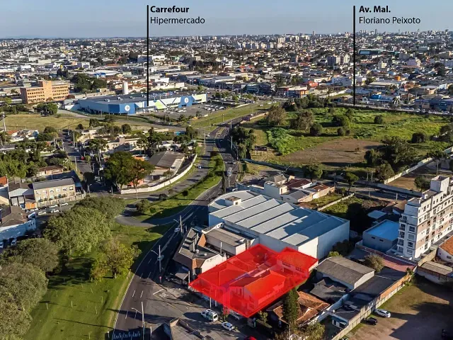 Terreno com 884m², à venda, no bairro Rebouças em Curitiba
