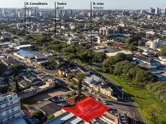 Terreno com 884m², à venda, no bairro Rebouças em Curitiba