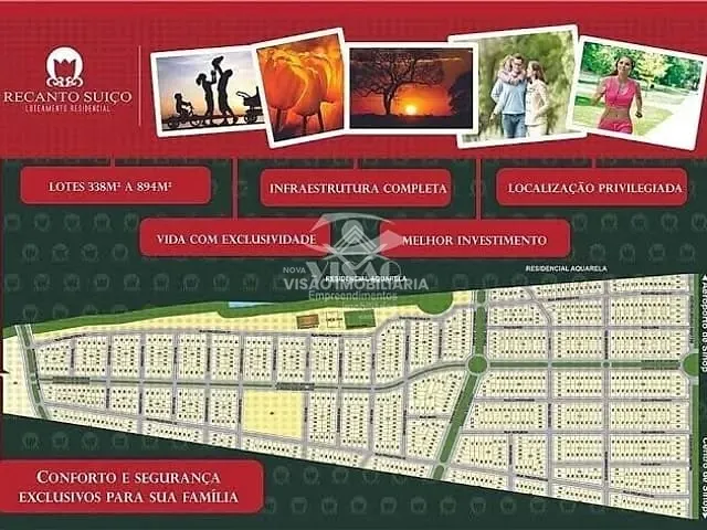 Terreno com 461m², à venda, no bairro Recanto Suiço em Sinop