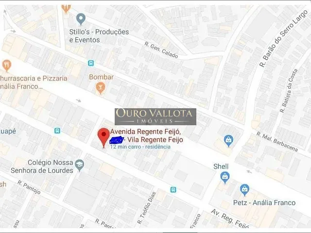 Terreno com 1200m², à venda, no bairro Vila Regente Feijó em São Paulo