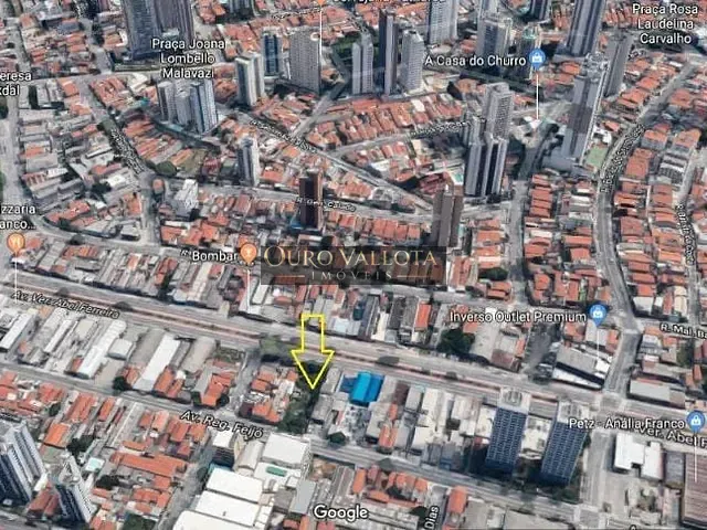 Terreno com 1200m², à venda, no bairro Vila Regente Feijó em São Paulo