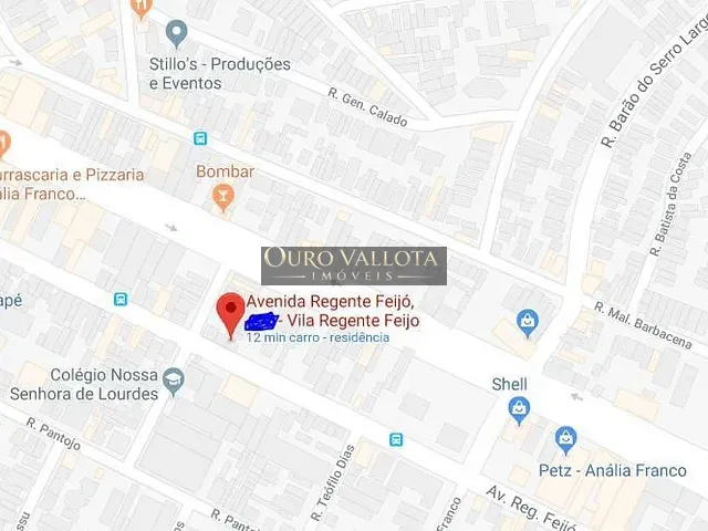 Terreno com 1200m², à venda, no bairro Vila Regente Feijó em São Paulo
