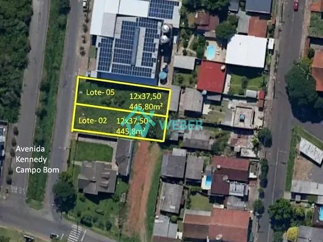Terreno com 446m², à venda, no bairro I em Campo Bom